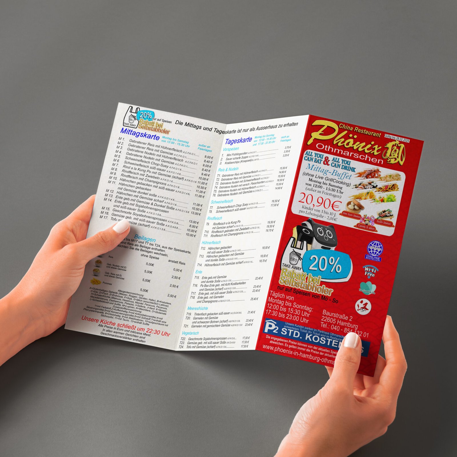 Referenz für Werbematerialien